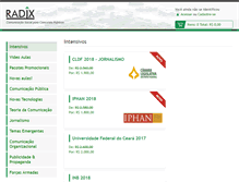 Tablet Screenshot of loja.cursoradix.com.br